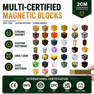 Bloques Magnéticos de Construcción STEM, Juguetes Educativos con Caja de Almacenamiento para Niños, Juegos de Aprendizaje Creativo | Logotipo Personalizado Disponible - Product Image 1