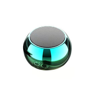 <span class=keywords><strong>2022</strong></span> nuevos altavoces inalámbricos coloridos 3D Mini altavoz inalámbrico redondo de acero BT reproductor de música de radio altavoz inalámbrico - Product Image 2