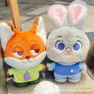 ของขวัญวันเกิดน่ารัก ตุ๊กตาจูดี้ นิค จากซูโทเปีย ตุ๊กตาสุนัขจิ้งจอก บรรจุใยฝ้าย PP ของเล่นเด็กแสนสนุก ขายส่งสำหรับการค้าข้ามพรมแดน - Product Image 2