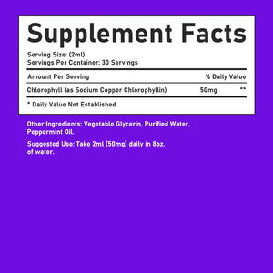 Factory Direct Chlorophyll Liquid Drops with Chlorophyll Supports Overall Wellness Promotes Supports Health Natural Detox Drops - Product Image 3