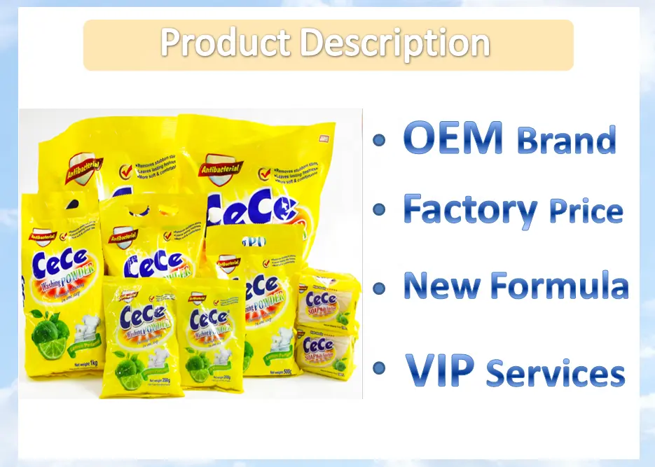 Wholesale high quality laundry detergent wash powder multifunction detergent africa market laundry detergent powder