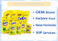 Lessive en poudre parfumée citron et lavande de haute qualité pour machine à laver automatique, idéale pour le marché africain