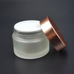 Customized Personal Care 7g 10g 20g 30g 50g Luxury Glass Cosmetic <b>Cream</b> Jar for <b>Eye</b> Hair and Face - Product Image 2