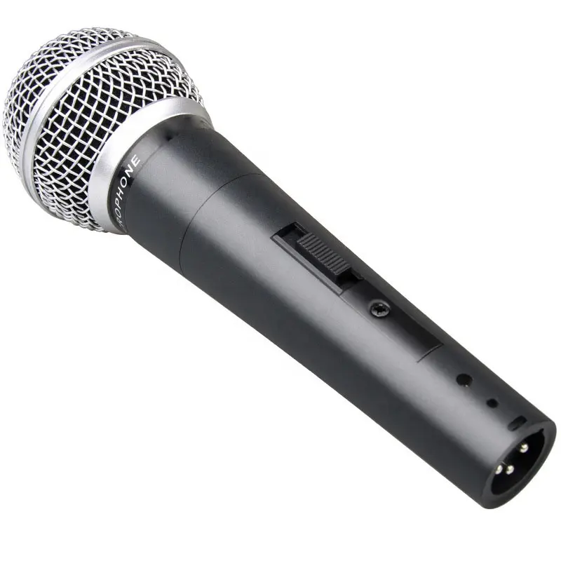 Mikrofon Dinamis Mikrofon Mikrofon Vokal Mikrofon Berkabel Kinerja Panggung SM57/58 Asli Profesional