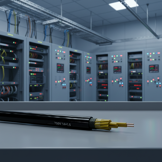 Jindong Hao KVV Control Cable 2/3/4 Core 1.0/1.5/2.5/4/6 Square Insulated Sheath Power Supply Copper Core Wire for