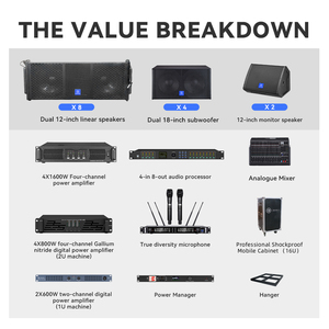 Sistema <span class=keywords><strong>de</strong></span> Altavoces Line Array Profesional <span class=keywords><strong>de</strong></span> Rango Completo CHORDIO CF212 para Empresas <span class=keywords><strong>de</strong></span> Producción <span class=keywords><strong>de</strong></span> Eventos y Conciertos en Vivo - Product Image 3