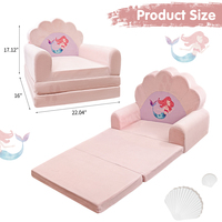 Canapé modulaire pour enfants ultra doux de style moderne, mousse à mémoire de forme, confortable, avec dossier coussiné, pour chambre et salon, 4-7 ans