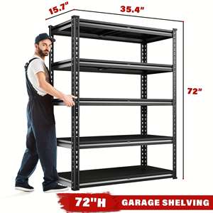 Heavy-Duty Industrial-Grade Adjustable Height Multi-Layer Cargo <b>Storage</b> <b>Rack</b> Large Thickened <b>Shelving</b> <b>Unit</b> for Warehouse <b>Storage</b> - Product Image 6