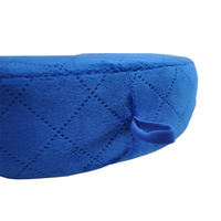 Oreiller de voyage portable en mousse à mémoire de forme tricotée en U, super doux et moelleux, avec logo personnalisé, pour avion, bureau, voiture