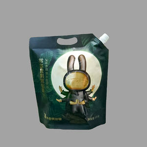 Sac d'emballage en aluminium de qualité alimentaire de 3 kg, durable, portable, avec bec verseur, pour thé au lait et boissons - Product Image 1