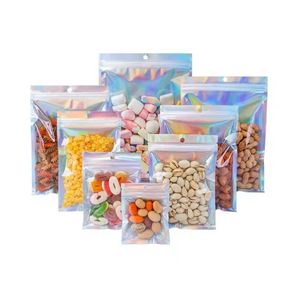 Sachets Doypack refermables à fermeture éclair, recyclables, biodégradables, transparents, en plastique, auto-scellants, à déchirure facile, réutilisables pour aliments, snacks et thé - Product Image 3