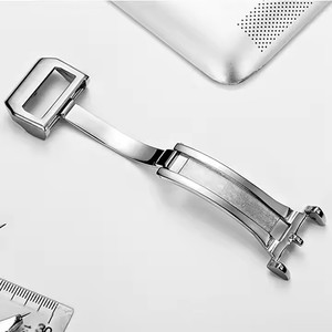 <span class=keywords><strong>Bracelet</strong></span> de <span class=keywords><strong>montre</strong></span> en <span class=keywords><strong>cuir</strong></span>, <span class=keywords><strong>boucle</strong></span> de <span class=keywords><strong>bracelet</strong></span>, fermoir de <span class=keywords><strong>montre</strong></span> à déployant, 18 mm pour montres IWC Big Pilot, Portuguese, Aquatimer - Product Image 3