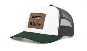 SY High Quality Custom Leather Patch Logo Classic 6 Panel <strong>Pre</strong>-Curved Brim Mesh Snap Back 112 Trucker Fashionable Summer - Product Image 6