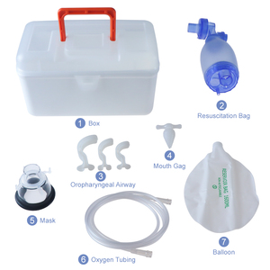 Resucitador Manual de PVC, Bolsa <span class=keywords><strong>Ambu</strong></span>, Dispositivos de Primeros Auxilios para Clínicas de Emergencia, Equipo Médico de Reanimación Pulmonar para Veterinarios - Product Image 3