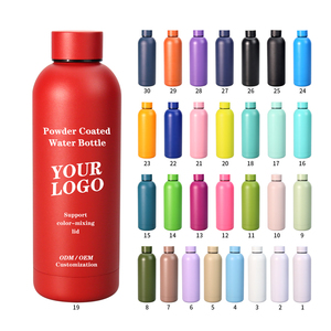 Botella de Agua Personalizada para Gimnasio, 500 ml, Recubierta en Polvo, Termo de Doble Pared, Botella Térmica de Acero Inoxidable - Product Image 3