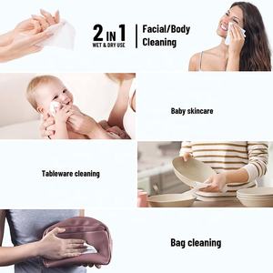 Serviette de visage jetable avec logo personnalisé en coton non tissé Serviette de <span class=keywords><strong>spa</strong></span> personnalisée pour l'utilisation au <span class=keywords><strong>spa</strong></span> - Product Image 5