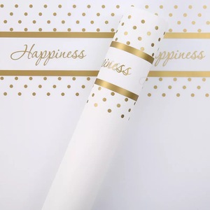 Nhà Máy Tùy Chỉnh Hàn Quốc Đồng Bằng Giấy Hoa Tươi Giấy Gói Cho Valentine Của Ngày Hoa Bó Hoa Giấy Gói Giấy Bìa - Product Image 6