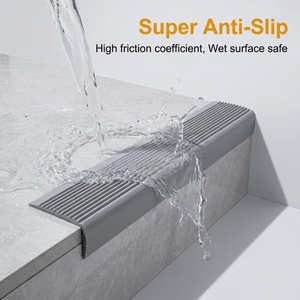 Tira de Sellado de Goma Autoadhesiva con Diseño Decorativo, Antideslizante, de PVC, para Escaleras - Product Image 5
