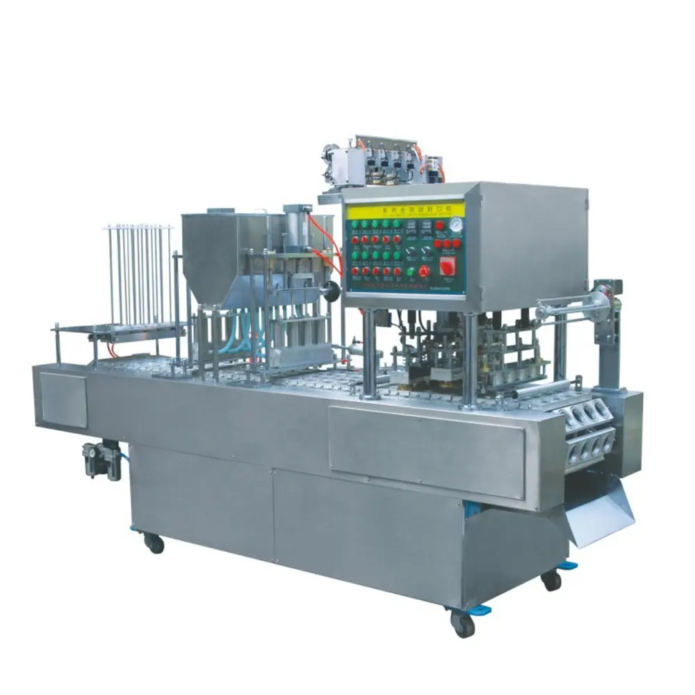 CD-20B Automatic Mineral Water Cup Jelly Filling Sealing Machine Cup Filling And Sealing Machine