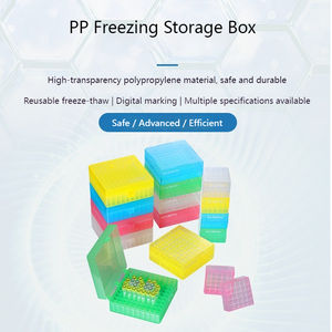 Caixa Criogênica WEIAI PP com 100 Furos para Tubos de Centrífuga Criogênicos de 0.5/1.5/2ml - Suporte para Laboratório, Células, Bactérias, DNA, <span class=keywords><strong>PCR</strong></span> -80 ° Caixas de Congelamento C - Product Image 2