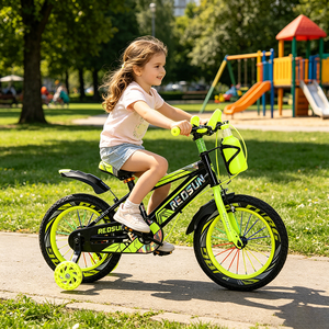Vélo pour enfants <span class=keywords><strong>de</strong></span> 12 pouces avec amortisseur, cadre en acier à haute teneur en carbone, pédalier 24T, vélo pour enfants durable - Product Image 6