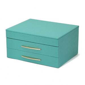Boîte de rangement à <span class=keywords><strong>bijoux</strong></span> en cuir PU style empilable, organisateur de <span class=keywords><strong>bijoux</strong></span> de luxe, grande boîte à <span class=keywords><strong>bijoux</strong></span> en cuir, boîtes de présentation de <span class=keywords><strong>bijoux</strong></span> empilables - Product Image 2