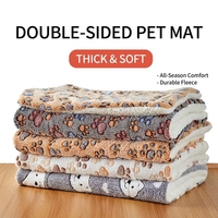 Hiver chaud couverture animal tapis animal antidrapant empreinte patte rectangle chat tapis chien interieur grand