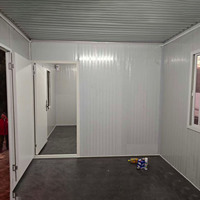 Maison préfabriquée en conteneurs modulaires, cabine combinée en conteneurs, dortoir de chantier, bureau, logement