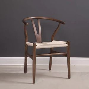 Sedia da Pranzo <span class=keywords><strong>in</strong></span> Corda con Schienale, Stile Moderno, <span class=keywords><strong>in</strong></span> Legno Massello Naturale, Ecologica, Durevole, Confortevole, Portatile, per Casa, Ufficio, Magazzino - Product Image 2
