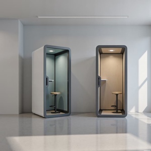 Panneaux acoustiques en mousse haute densité pour la maison, le bureau, l'hôpital, l'école - Compartiment insonorisé de bureau au design moderne en promotion par Expert - Product Image 5