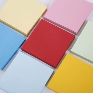 กระดาษโน้ตแบบมีกาวในตัว ขนาด 3x3 นิ้ว สีสันหลากหลาย สำหรับขายส่ง รับทำตามสั่ง อุปกรณ์เครื่องเขียนสำหรับโรงเรียน สติกเกอร์กระดาษ ป้ายโน้ตแบบมีกาวในตัว - Product Image 1