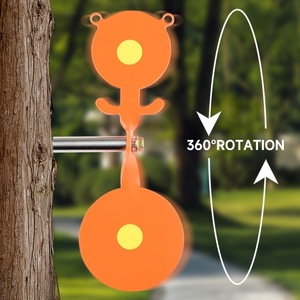 Durable Animal Shape Steel Rotating Marker with <b>Ground</b> <b>Stake</b> <b>for</b> Outdoor Position Marking and Practice Use - Product Image 2