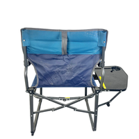 Chaise de Réalisateur Pliante d'Extérieur à Cadre en Acier avec Table Basse – Écologique, Légère, Portable, Réglable, Haute Qualité pour Jardin et Salle de Sport
