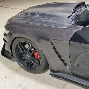 Kits de Carrocería para Mustang S550 2018-2023, Guardabarros Delanteros de Fibra de Carbono Estilo GT350, Reemplazo LARIDAS 100% Compatible, 1 Año de Garantía - Product Image 5