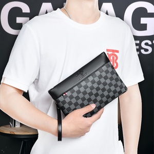 Nuovo stile da uomo impermeabile con chiusura a mano <span class=keywords><strong>in</strong></span> <span class=keywords><strong>pelle</strong></span> sintetica borsetta <span class=keywords><strong>busta</strong></span> e borse Casual con chiusura a cerniera fodera <span class=keywords><strong>in</strong></span> poliestere - Product Image 5