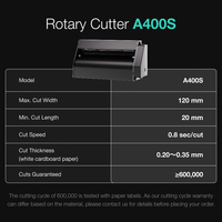 Impresora de Etiquetas POSTEK Serie GX 600dpi Semi-Industrial, Impresora de Transferencia Térmica de Códigos de Barras/RFID con Cortador de Alta Velocidad A400S