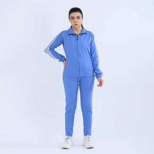 Ensemble de survêtements unisexes deux pièces en polaire de polyester, antibactérien, respirant, pour le sport et le streetwear, poids lourd - Product Image 5