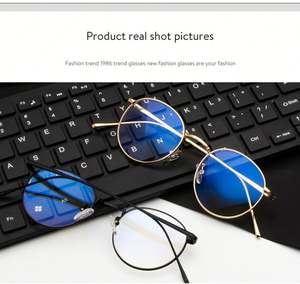 Gafas Retro 2019 con Filtro de Luz Azul para Hombre y Mujer, Gafas Redondas para Computadora, Gafas de Lectura - Product Image 6