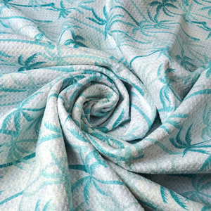 Serviette de nettoyage en microfibre gaufrée à imprimé floral personnalisé pour le <span class=keywords><strong>golf</strong></span>, la cuisine, la vaisselle et le thé, séchage rapide, écologique, vente en gros - Product Image 4
