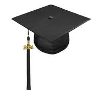 Vente en gros Noir Brillant Maternelle Graduation Robe Enfants Graduation Cap et Robe Avec 2024 Tassel Caps et Robes pour Préscolaire