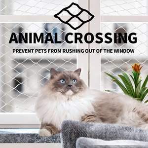 Filet de sécurité en nylon résistant à la déchirure en maille de protection pour animaux de compagnie pour chats et chatons - Product Image 3