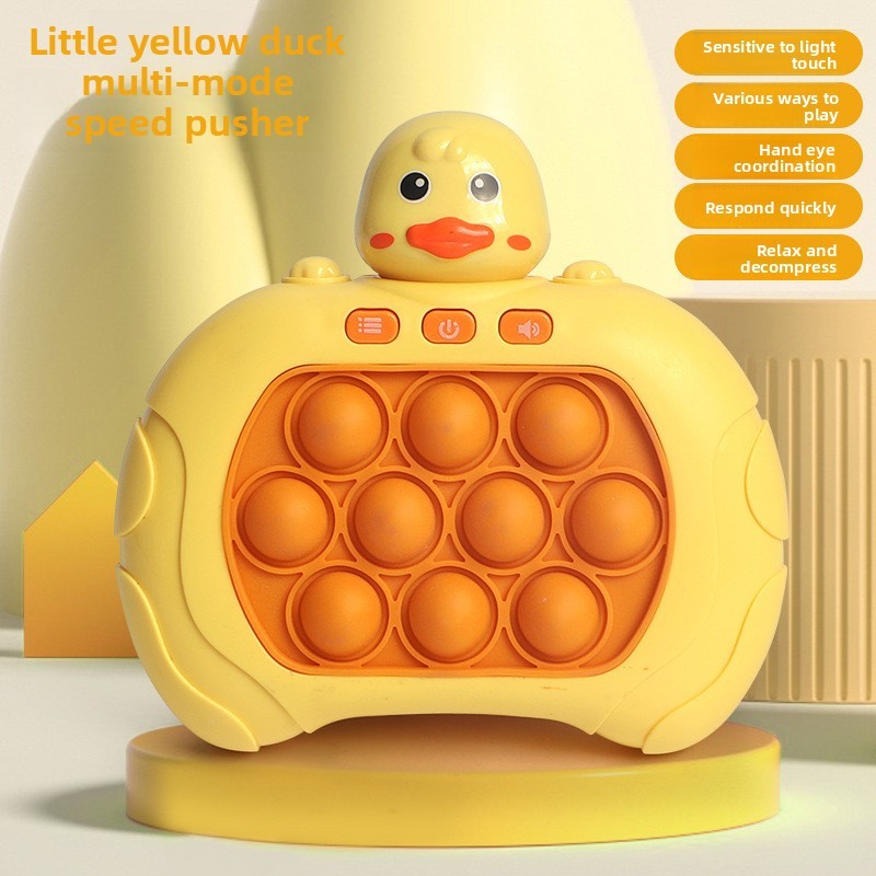 yellow duck push game machine-upgrade 999 level