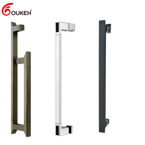 Maniglia per Porta in Acciaio Inox SS304 Lucidato, Design Classico Tubolare, Finitura a Specchio, Maniglie di Lusso per Ville e Hotel, Maniglia per Porta in Vetro - Product Image 5
