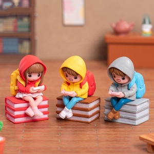 DIY Cartoon Art Home Decor Toys <b>Car</b> Decoration Couple Cute Girl and Boy <b>Ornaments</b> Dashboard Decorations Office Desk <b>Ornaments</b> - Product Image 2