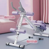 Appareil de fitness abdominal à domicile avec cadre ABS durable et design pliable pour l'exercice et le remodelage corporel