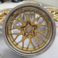 Jantes forgées sur mesure en deux parties T6061 18 19 20 21 22 pouces en alliage de luxe 5x112 5x120 5x114.3 pour Mercedes Benz BMW Audi AB CLA