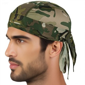 Pirate Headband Quick Dry Moisture Wicking Breathable Sun Protection Sports <b>Bandana</b> For Men Running Cycling Fishing - Product Image 1