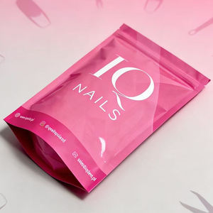 Custom Doypack Resealable Clear Plastic <b>Bag</b> Cosmetic Tools Packaging <b>Bag</b> - Product Image 4