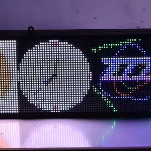 מהבהב לתכנות מהבהב תצוגת תאורת LED צבעונית מהבהב מסגרת LED מוארת שלט פרסום תיבת אורות