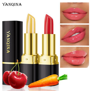 Chất lượng cao bán buôn thay đổi màu sắc trái cây tự nhiên Son môi không thấm nước dưỡng ẩm khoáng Son dưỡng môi cho xuất khẩu - Product Image 1